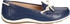 Geox Slipper Mokassin VEGA MOC Glattleder blau