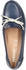 Geox Slipper Mokassin VEGA MOC Glattleder blau