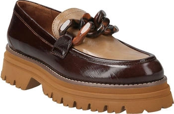 Maripè Slipper Mokassin VITA V 5 lack brush braun