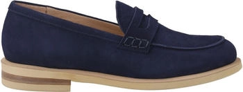 Maripè Slipper Mokassin QUERIDA Rauleder blau schwarz