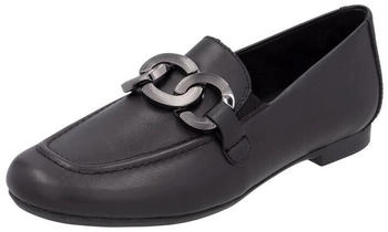 Remonte Dorndorf Leder Slipper schwarz