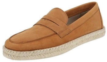 Geox Leder Slipper hellbraun