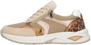 Waldläufer H-Jill Sneaker caramel Velours Mesh Metallic 703002-101-0 Waldläufer H-Jill Sneaker caramel Velours Mesh Metallic 703002-101-0