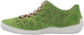 Rieker 52518 Schnürschuhe grün
