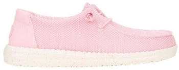 Dude Wendy Stretch Sox Sneaker rosa weiß