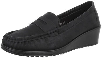 Ital Design Slipper 89092006 Keilabsatz Wedge schwarz