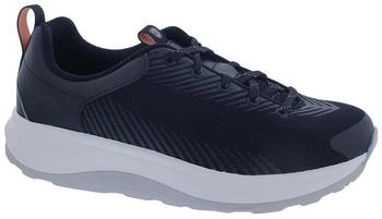 Joya Maui Black II Sneaker Premium-Glattleder und Textil Wave-Sohle