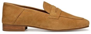 Geox Slipper Mokassin MANTINEA Rauleder braun