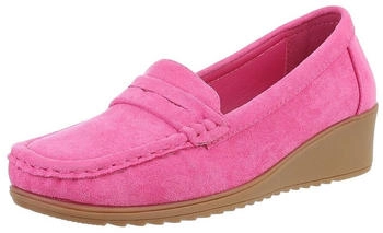 Ital Design Elegante Mokassins Keilabsatz 89319016 pink