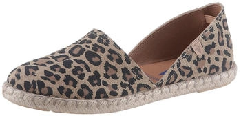 VERBENAS Espadrille Strandschuh Animal-Look