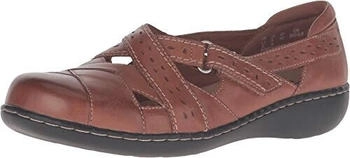 Clarks Ashland Spin Q Slipper hellbraun