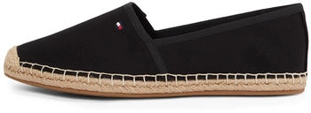 Tommy Hilfiger Flag Canvas Espadrille Slipper schwarz