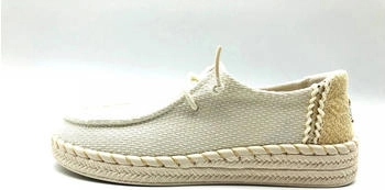 Dude Wendy Espadrille Woven Sneaker beige weiß Dude Wendy Espadrille Woven Sneaker beige weiß