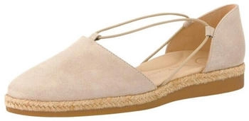 Paul Green Veloursleder Halbschuhe hellbeige