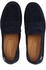 Tommy Hilfiger Driver Schuh Flag Soft Suede Loafer Elegant blau space blue