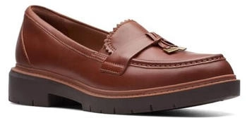 Clarks Westlynn Bella Damen Hellbraunes Leder