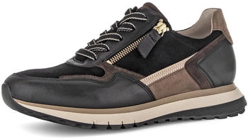 Gabor Turin Keilsneaker schwarz cognac