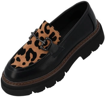 Palado Alyndra Loafer schwarz leo-braun