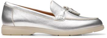Clarks Narini Edge Slipper silber Leder 26181454