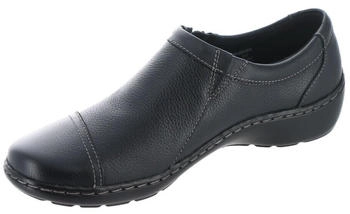 Clarks Cora Giny Slipper schwarz gewalkt