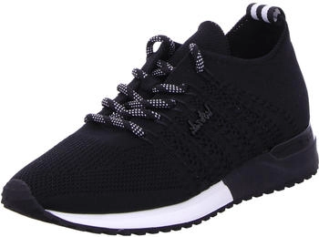 La Strada Schnürschuh black knitted