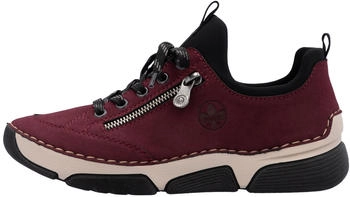 Rieker Halbschuhe bordeaux schwarz