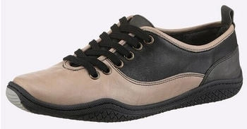 Gemini Schnürschuh Sneaker Flexible Laufsohle Wechselfußbett weiche Polsterung elfenbein-schwarz