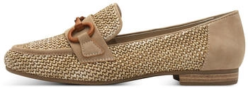 Jana Shoes Damen Slipper runde Spitze vegan Natural