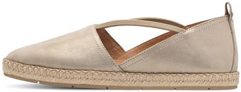 Tamaris Lederespadrill 1-24620-44-179 champagner
