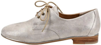 Everybody Shoes Leather Lace-up Shoe (ALOE) silber