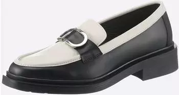 Heine Patent Leather schwarz/beige