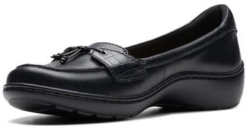 Clarks Cora Haley schwarzes leder