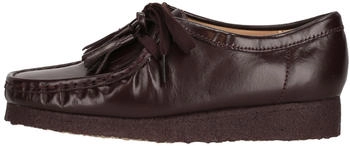 Clarks Wallabee Mist braun/rot