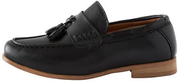 Next Fashion Slipper Lace-up Shoe black tassel