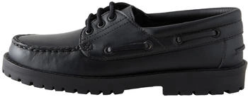 Next Fashion Leder-Bootsschuhe mit derber Profilsohle