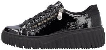 Rieker Platform Sneaker schwarz