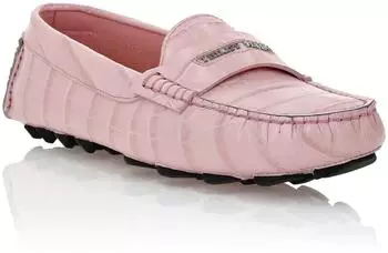 Philipp Plein Crocco Print Loafer 03 / rose/pink