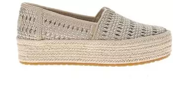 TOMS Shoes Valencia Slip-On Platform Shoes champagner metallic