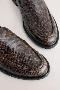 Next Fashion Slipper (NXTkfi) dunkelbraun/schwarz