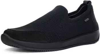 Ara Slipper Leather/Textile schwarz