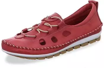 Gemini Ballerina Slipper Mokassins rot