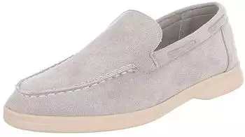 Ital Design Halbschuhe Mokassins Wildlederoptik Slipper hellgrau