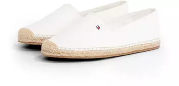 Tommy Hilfiger FLAG CANVAS ESPADRILLE ecru