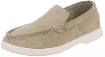 Ital Design Halbschuhe Mokassins Wildlederoptik Slipper hellgr&uuml;n