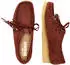 Clarks Wallabee Women deep red sde