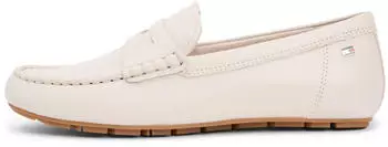 Tommy Hilfiger FLAG LEATHER DRIVER LOAFER offwhite