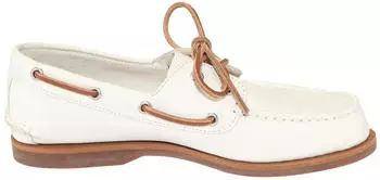 Timberland Cedar Bay Essential Boat Shoe in Leather natural f grain