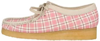 Clarks Wallabee EVO Women (261814) pink/wei&szlig;