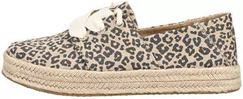TOMS Shoes Carolina Mary Jane oatmeal small leopard spots