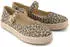 TOMS Shoes Carolina Mary Jane oatmeal small leopard spots